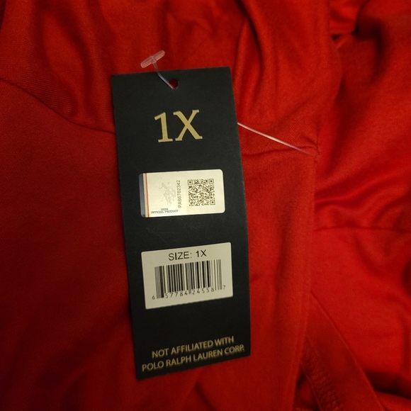 NWT, U.S Polo Assn, 2 piece pj set, 1X - Picture 6 of 7